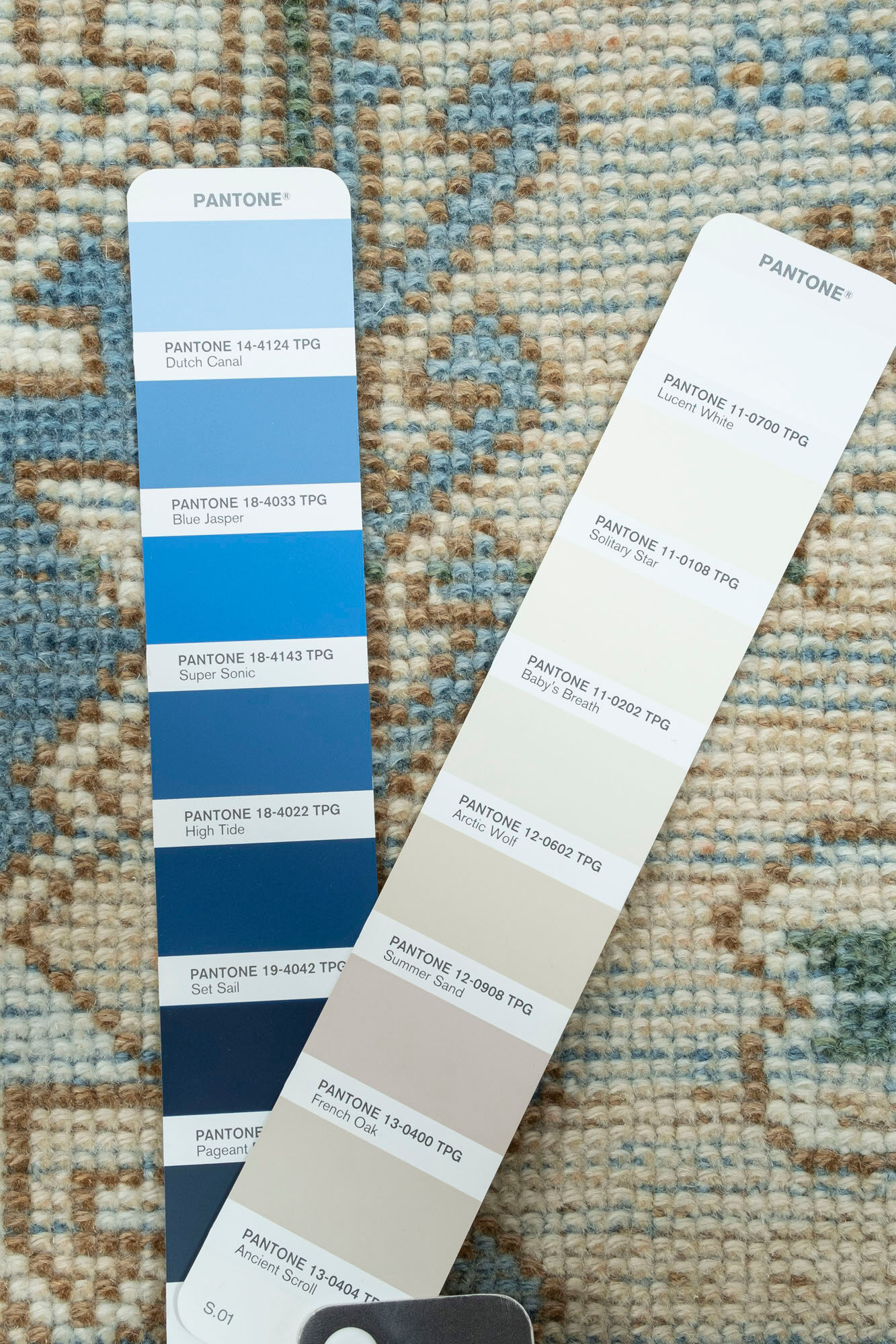 Distressed Vintage Blue Turkish Rug 4'1" X 6'9"