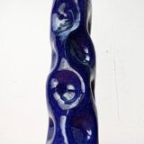 Organic ceramic vase from the mid-century by BKW Böttger Keramik Wandsbek, Hamburg, Germany, 1960s.