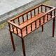 Carved solid wood planter from the 1980s.