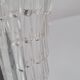 Crystal ice bucket and stainless steel tongs
