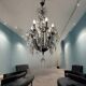 Antique Large Bronze Crystal Chandelier 1920/40’s