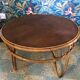Vintage rattan coffee table