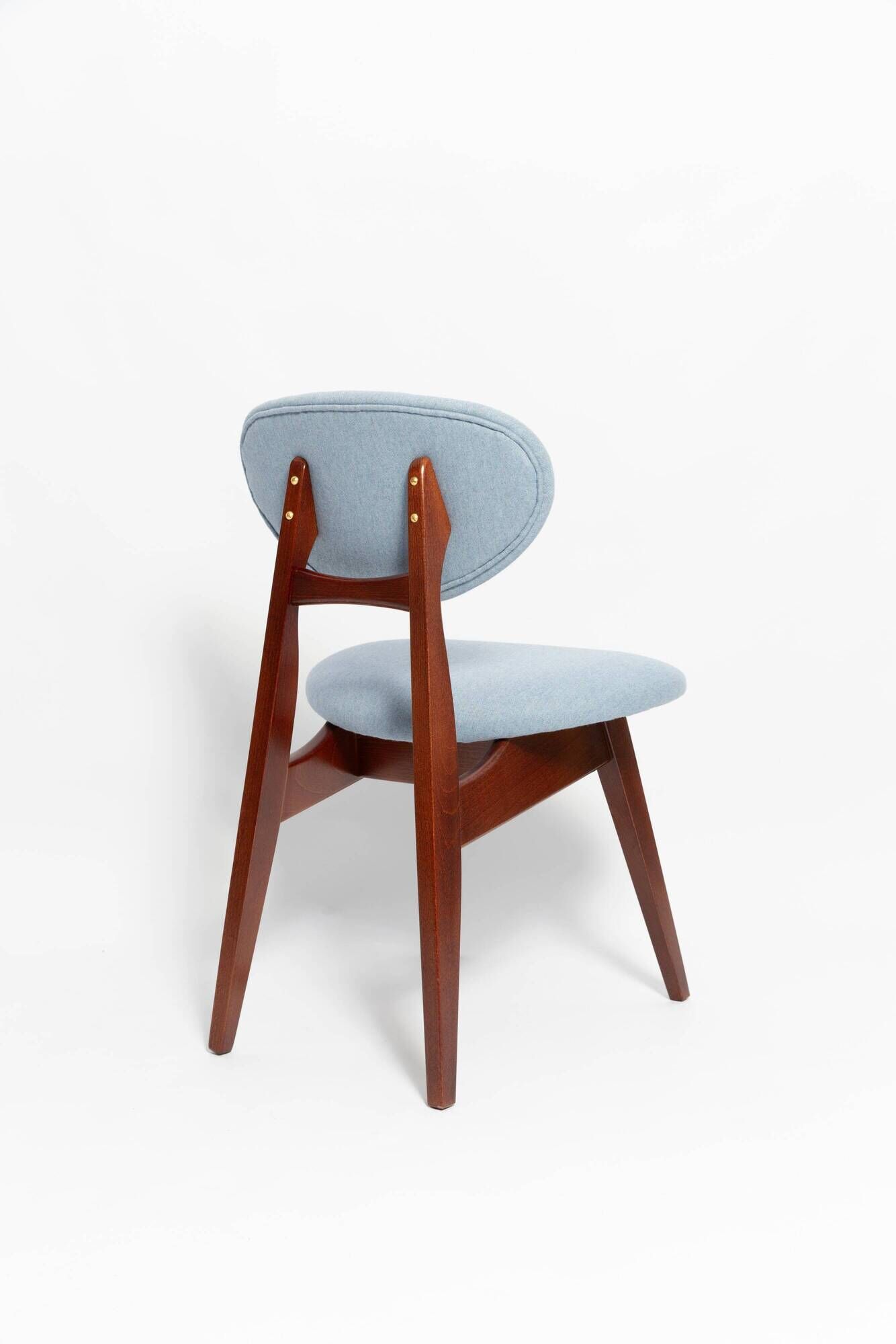 Blue Mushroom Chair Mid-Century, Type 200/128, by J. Kedziorek, Europe, 1960s