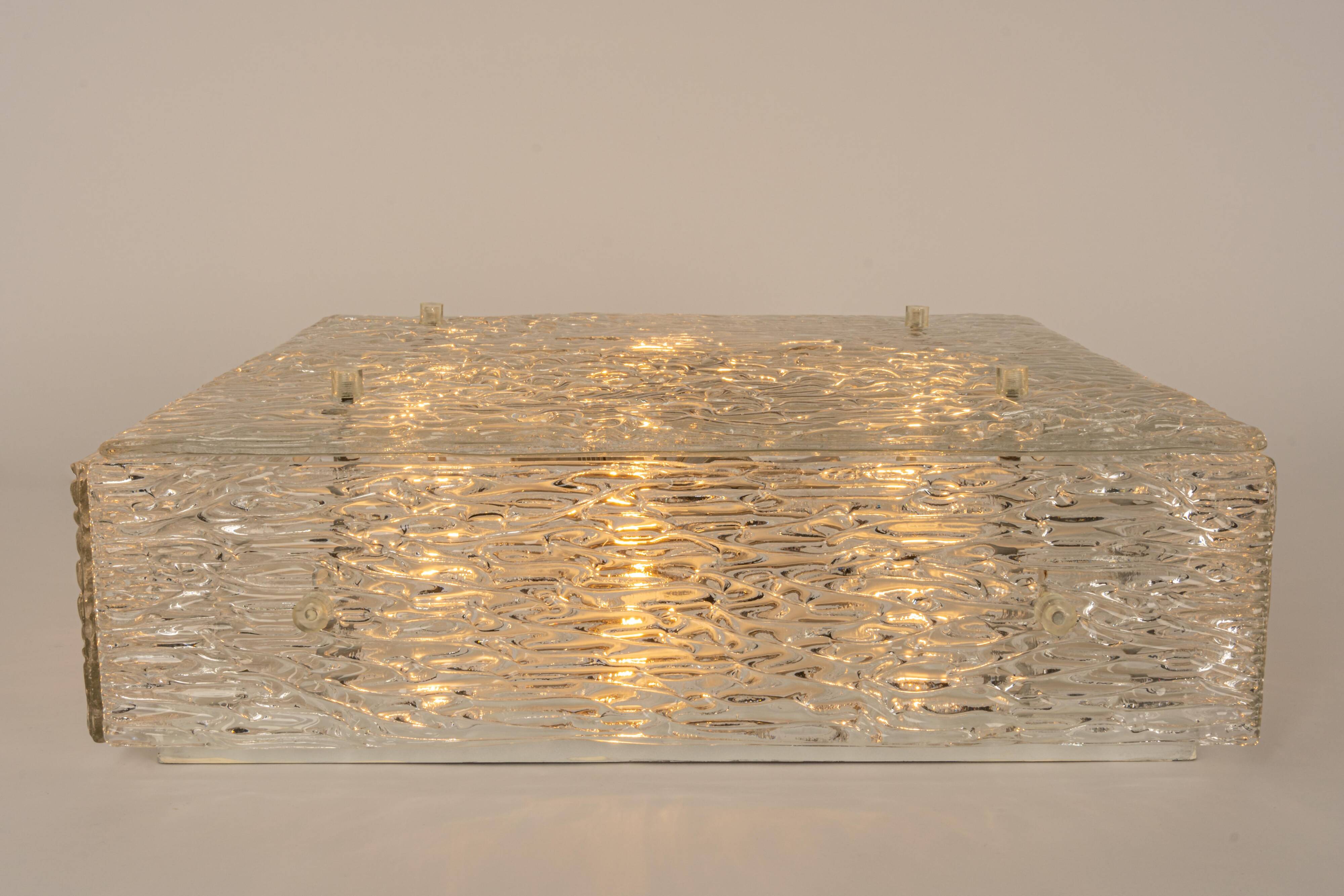 Murano glass ceiling lights by Kalmar, Austria, 1960s