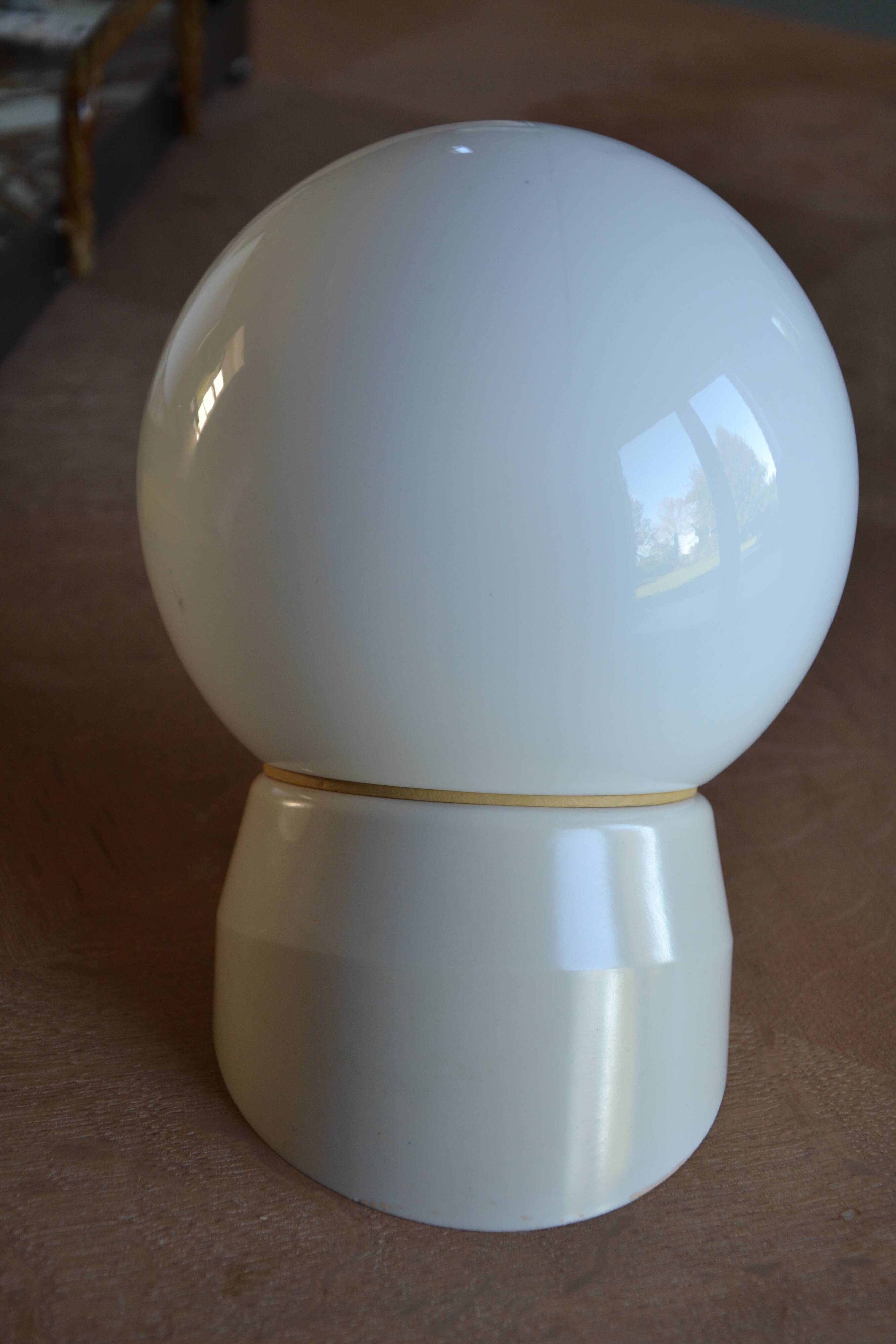 Vintage opaline wall lamp