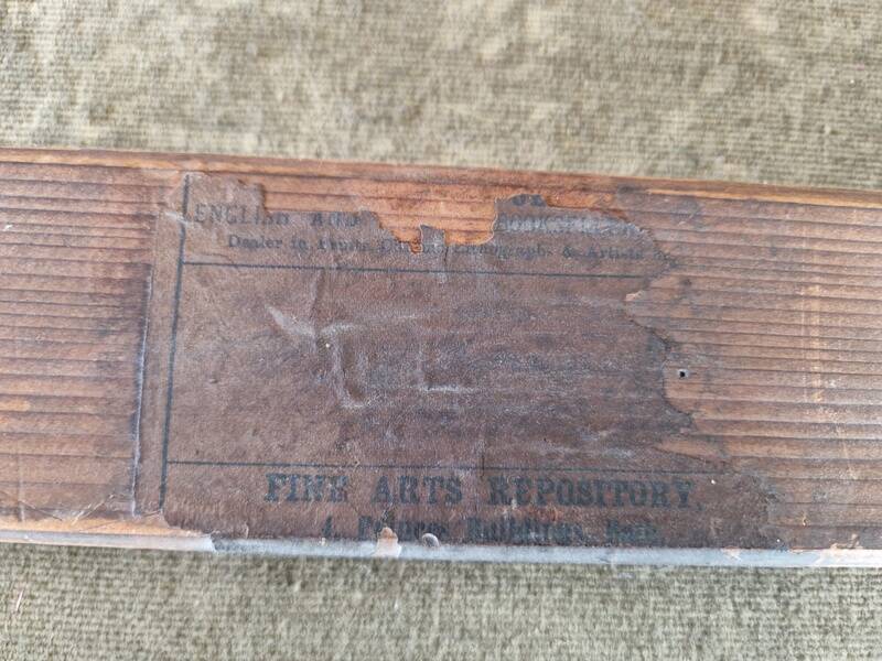 Eugène Scipion d'Harmenon (born in 1825) - Oil on woolen canvas Portrait