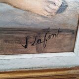 Nu féminin, huile sur toile, Lafont