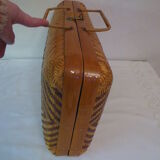 60s braided bamboo fiber sewing case