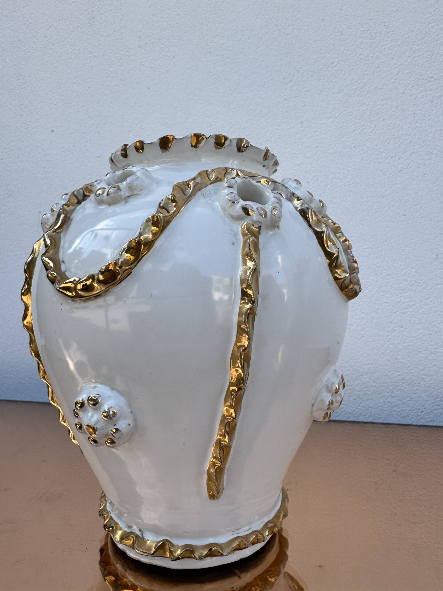 Vase pique fleurs Émile Tessier Malicorne années 50