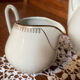 Coffee pot and milk jug (porcelain)