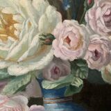 Painting flowers late nineteenth