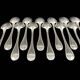 Christofle house model pearls 12 large table spoons
