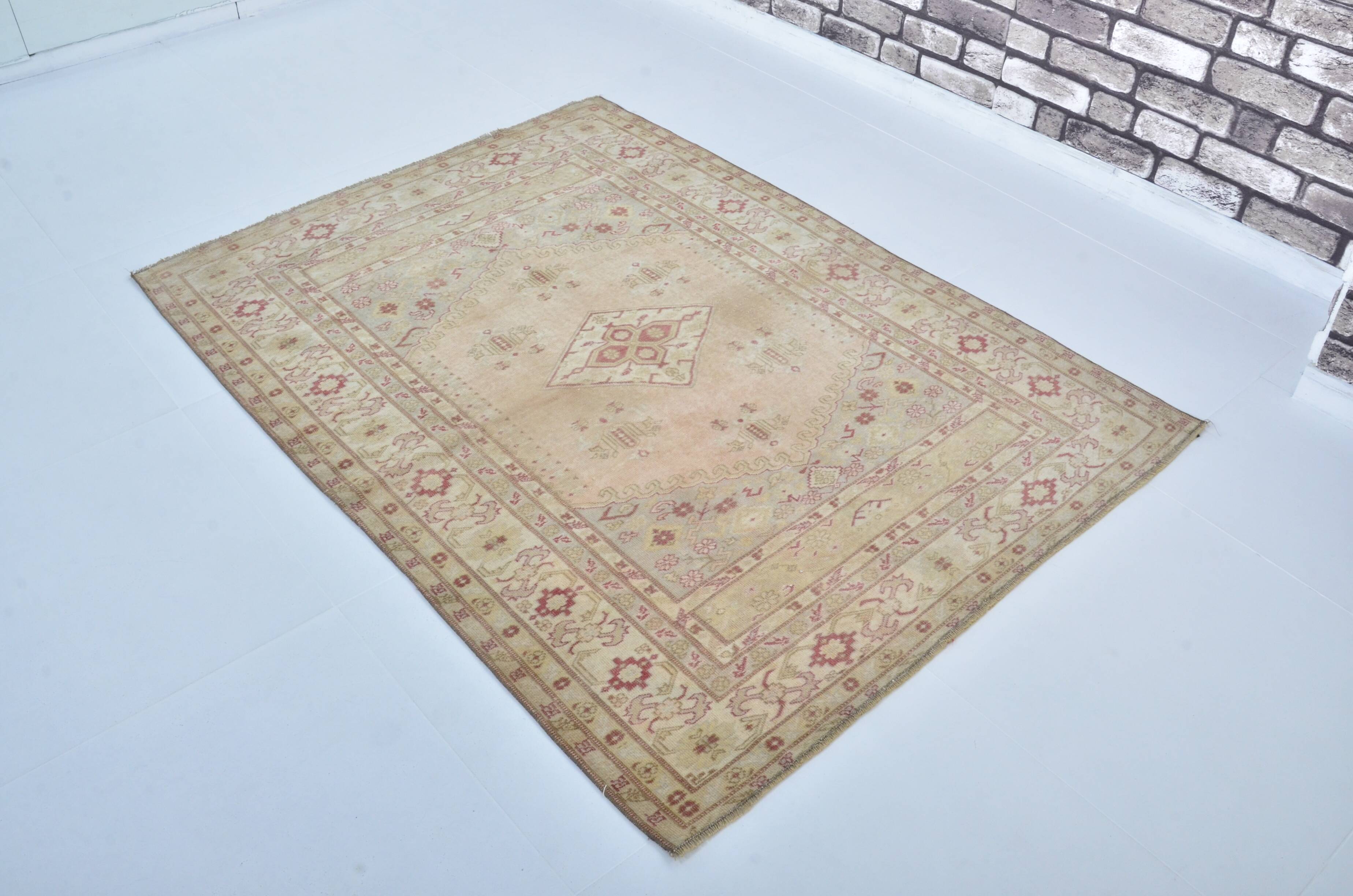Handknotted Floor Vintage Rug sku3436