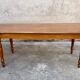 Old oval bistro table in solid wood light tint Dimensions 220 cm x 88 cm