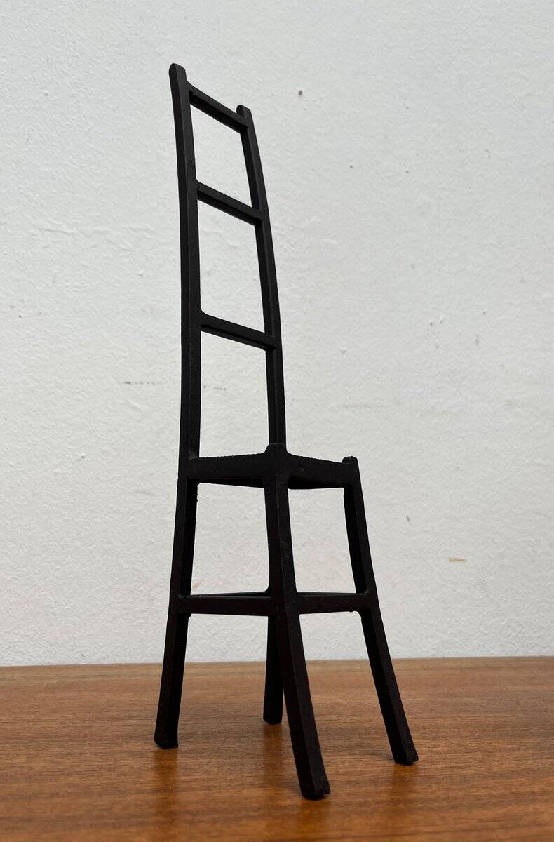 Vintage cast iron art sculptures, set of 3