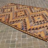 Tapis d'orient ancien kilim 346 x 184 cm