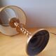 Turned brass lamp, 1960.
