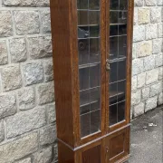 Old library with glass doors
