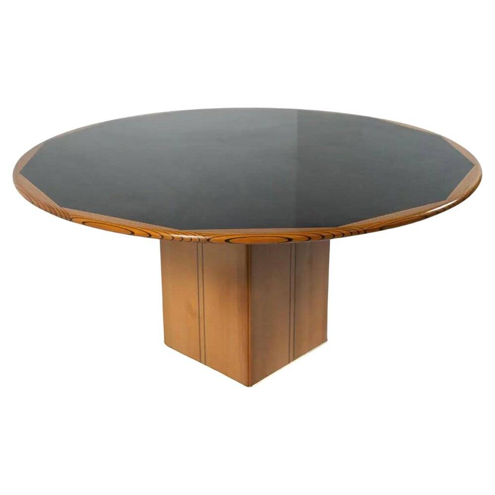 Artona Series Africa Round Table attributed to Afra & Tobia Scarpa for Maxalto, 1970s