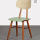 Vintage wooden chair produced by Ton, 1960
