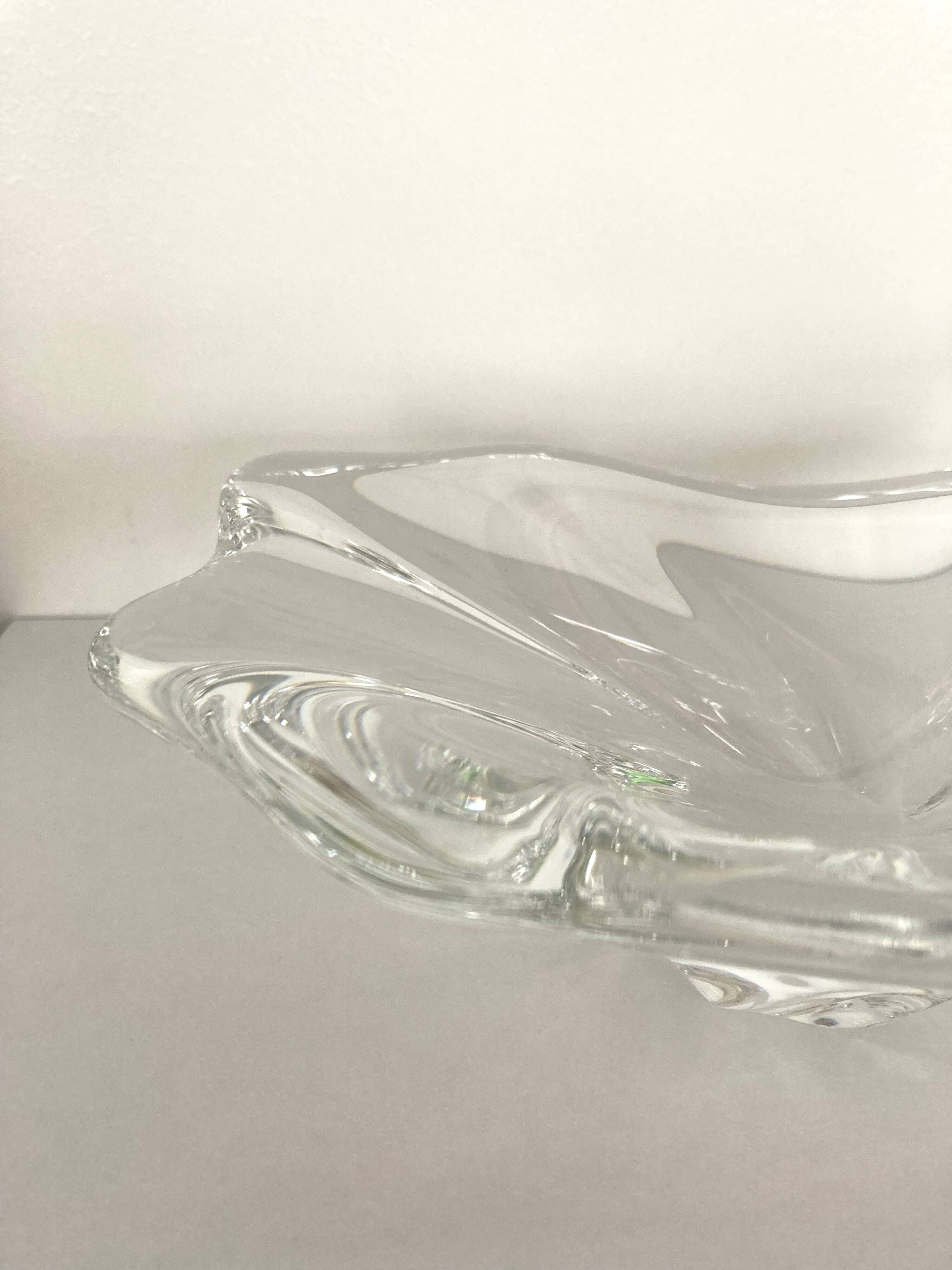 vide poche cristal estampillé Baccarat