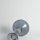 Scandinavian Modern Blue Glass Vase by Erik Höglund for Boda, Sweden 1960's