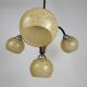Chandelier suspension does marble glass 50s