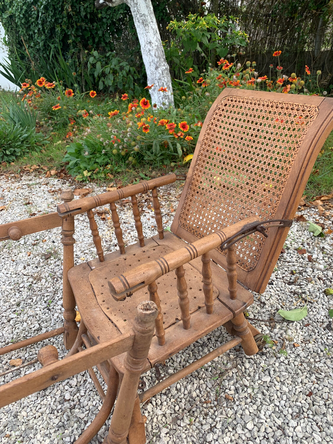 Chaise haute Napoléon 3