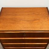 Scandinavian teak chest of drawers with 4 drawers