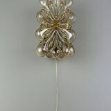 60s 70s wall lamp made of glass metal Bubble Wall Sconce Space Age Germany