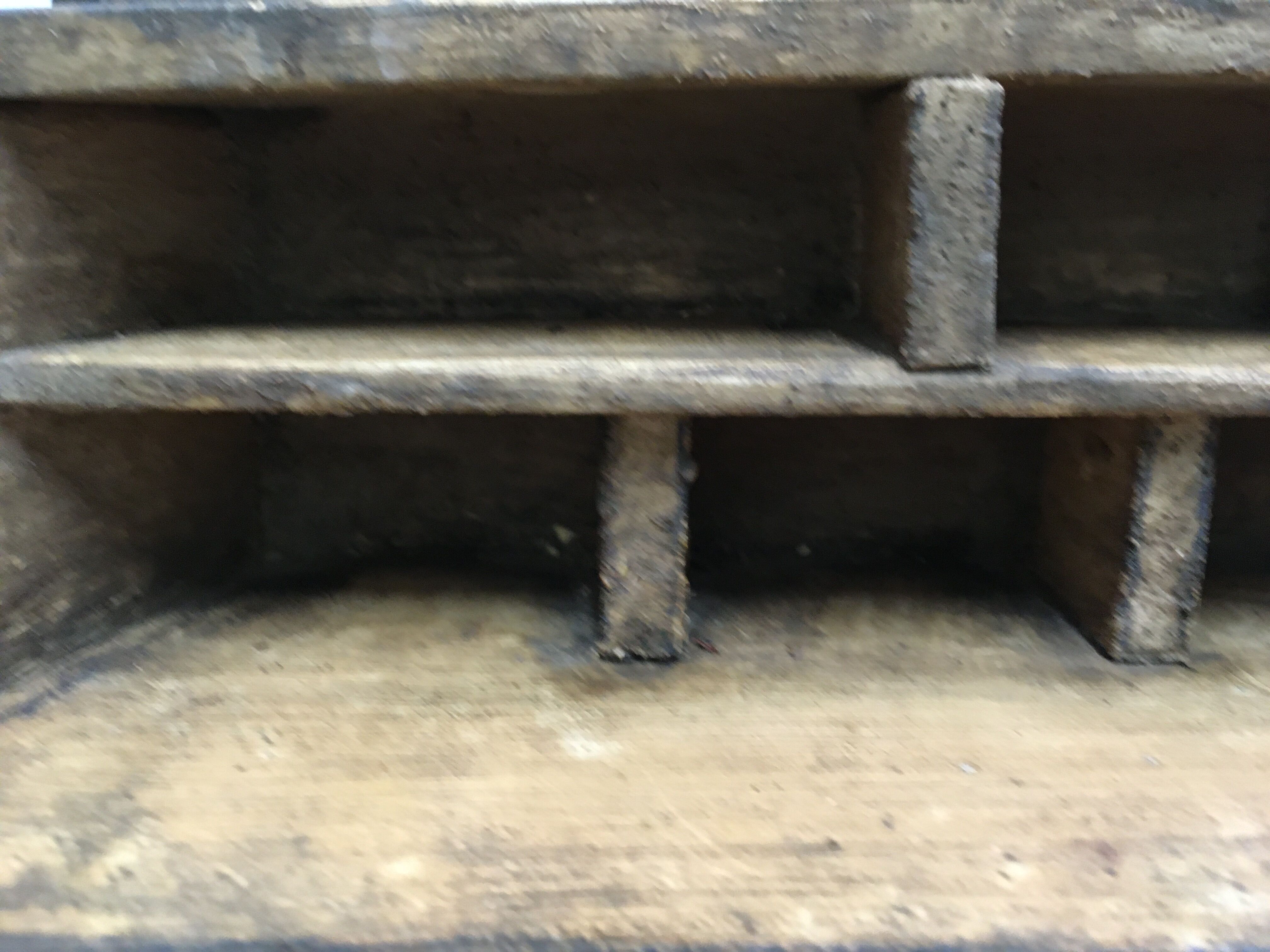 Shelf antique wooden grocery store