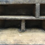 Shelf antique wooden grocery store