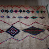 Berber vintage rug 100% wool, handcrafted. free shipping in europe. unique! 250x145cm