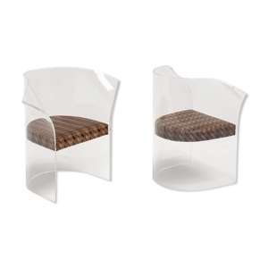 Paire de fauteuils, années - 1970