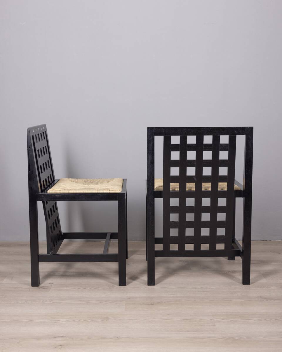 PAIR OF VINTAGE CHAIRS FROM THE 1970S, MODEL D.S.3, DESIGNED BY C.R. MACKIN
