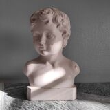 80s plaster child bust