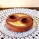Double tealight candle holder YIN -YANG terracotta handmade decor Indonesia