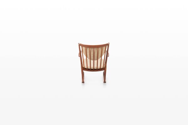 Fauteuil à bascule scandinave par Frank Reenskaug pour Bramin, Danemark, années 1960