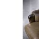 Vintage Mid-Century German Modern Leather Lounge Swivel Chair, 1960s