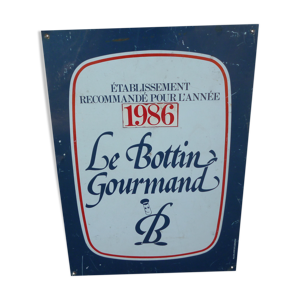 plaque tôle le bottin