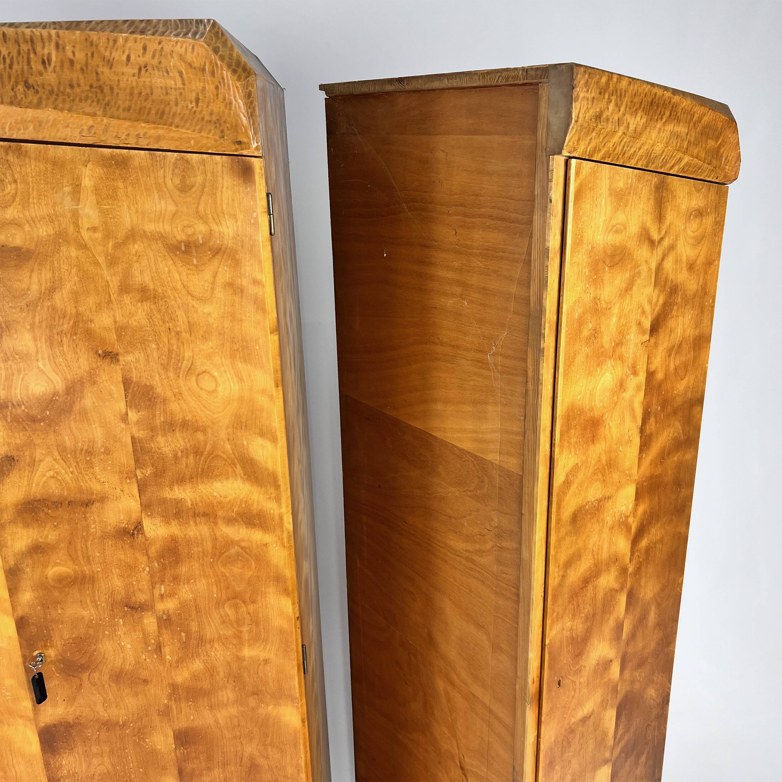 Anthroposophical Handmade Wardrobe, Netherlands, 1940s