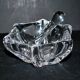 Vide-poche mortier et pilon en cristal daum signé design moderniste