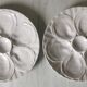 Ensemble de 6 assiettes Pillivuyt porcelaine blanche