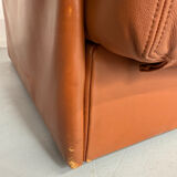 DESEDE ds 76 vintage design camel leather 2-seater sofa