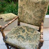 Genuine pair of Louis Viii armchairs