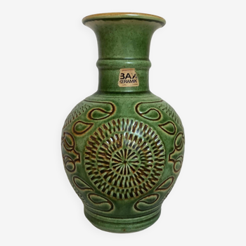 Green vase bay keramik West Germany