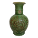 Green vase by Bay Keramik, West Germany.