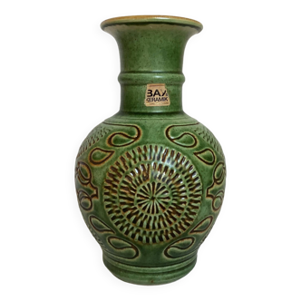 Green vase bay keramik West Germany