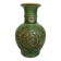 Green vase by Bay Keramik, West Germany.