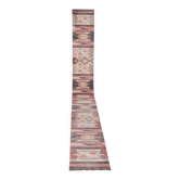 Vintage Turkish hallway rug 71x670 cm